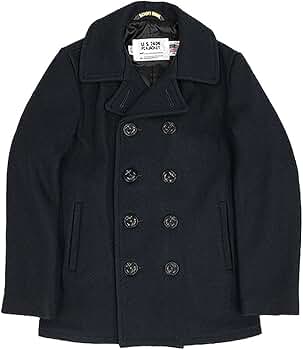 Amazon | Schott #7118 SCH－753 US Pコート 24oz34087ネイビー